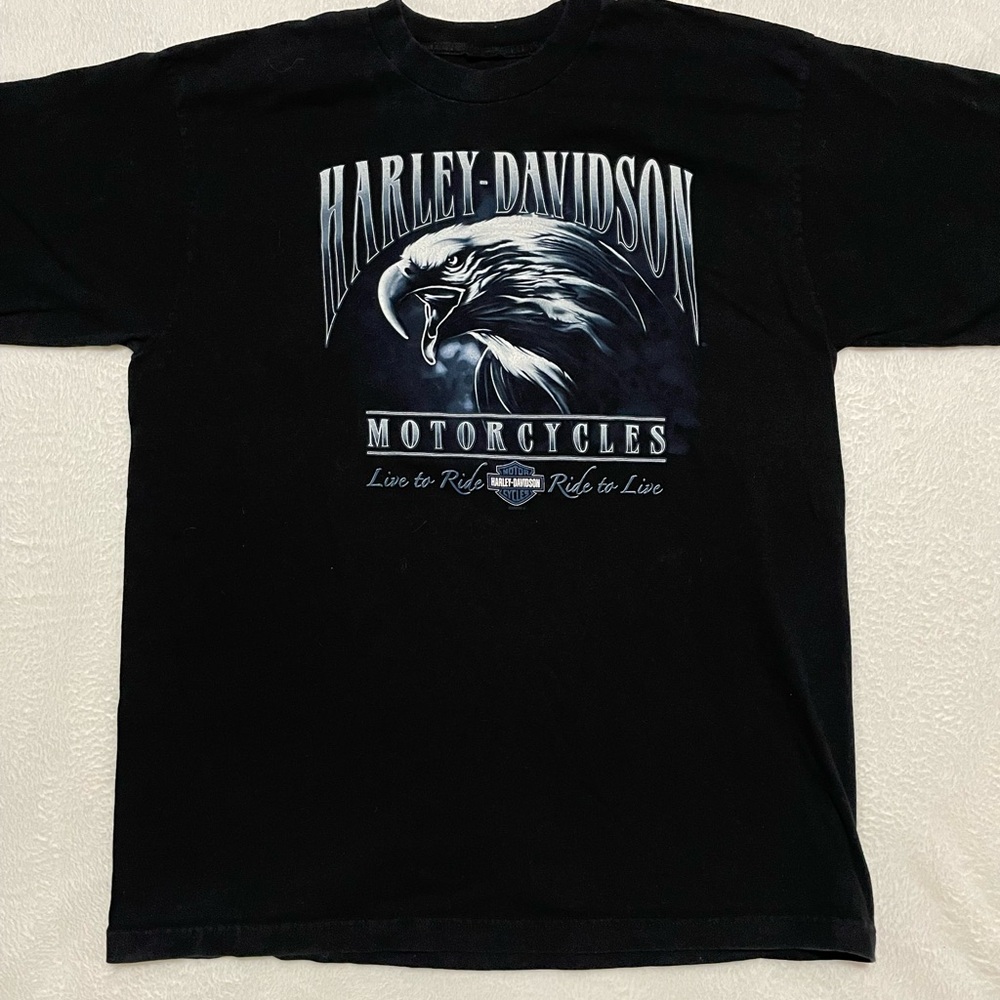 Harley-Davidson Black Graphic T-Shirt for Men